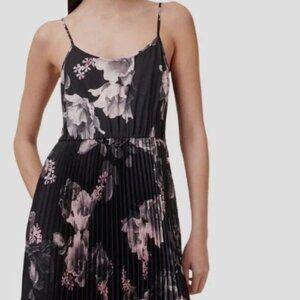 NWT AllSaints Hera Floral Print Midi Slip Dress - Size XS